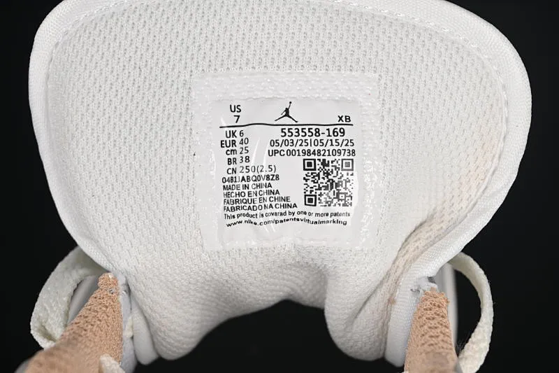 All categories Air Jordan Jordan series basketball shoes Air Jordan 1 Low Air Jordan 1 Low AJ1 Joe 1 meter gray low-top retro cultural basketball shoes 553558-169